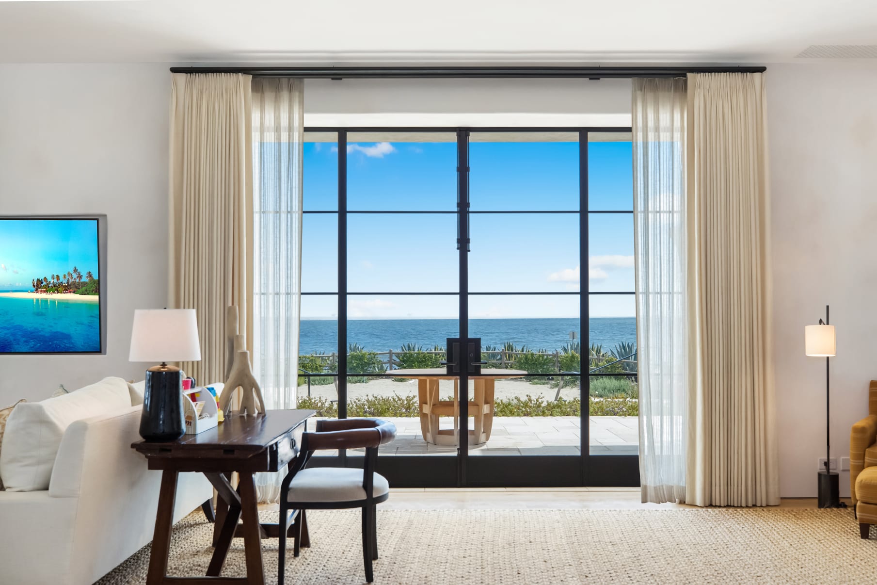 Lutron Motorized Drapes